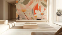 Vibrant Floral Delight wall decor - XWALLX