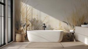 Serene Floral Escape wall mural Mural wall mural - XWALLX