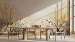 Serene Floral Escape wall mural Mural wallpaper - XWALLX