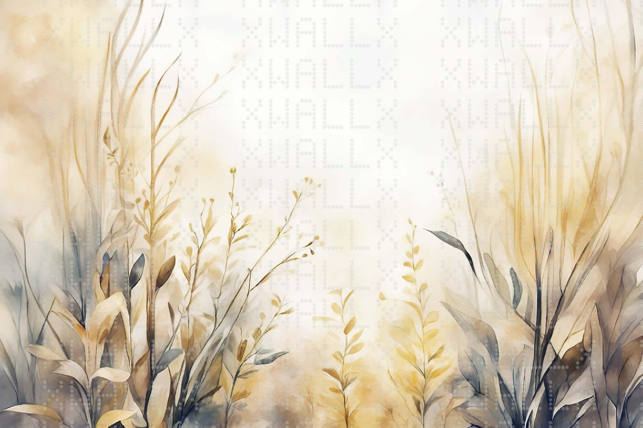 Huzurlu Floral Kaçış Duvar Posteri