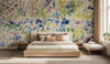 Watercolor Wildflower Field Wall Mural