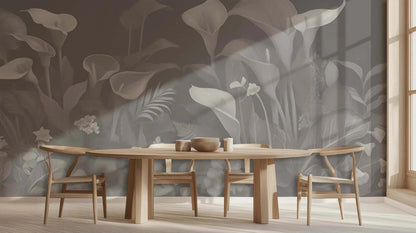 Monochromatic Botanical wall art - XWALLX