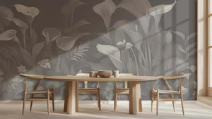 Monochromatic Botanical wall art - XWALLX