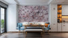 Embossed Daisy Garden Wall Mural