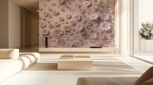 Embossed Daisy Garden wallpaper - XWALLX