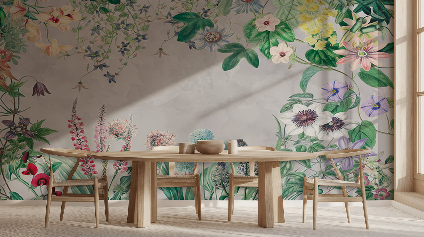 Vibrant Botanical Flourish wall art - XWALLX