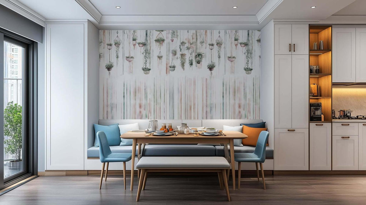 Hanging Botanical Watercolor wall mural - XWALLX