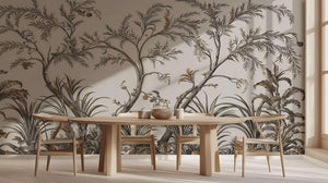 Serene Tropical Flora wallpaper mural - XWALLX