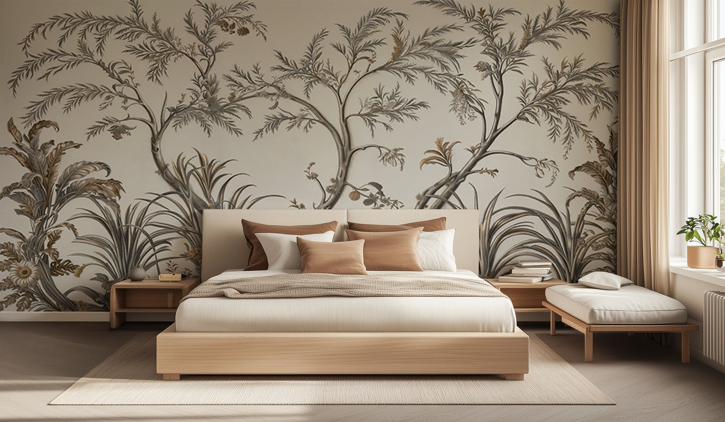 Serene Tropical Flora wallpaper - XWALLX