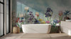 Vibrant Floral Iris Wall Mural