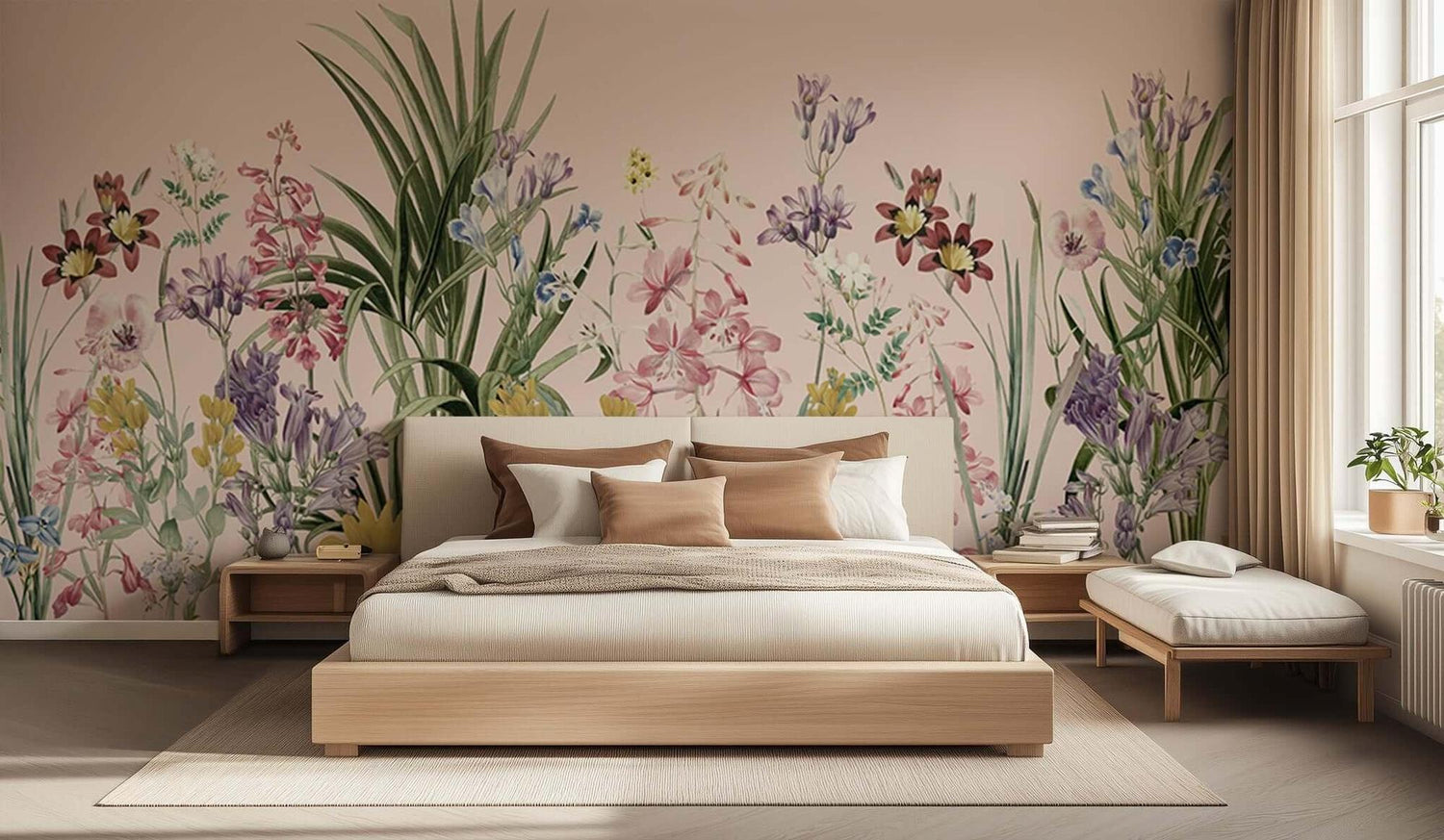 Vibrant Floral Garden wallpaper - XWALLX
