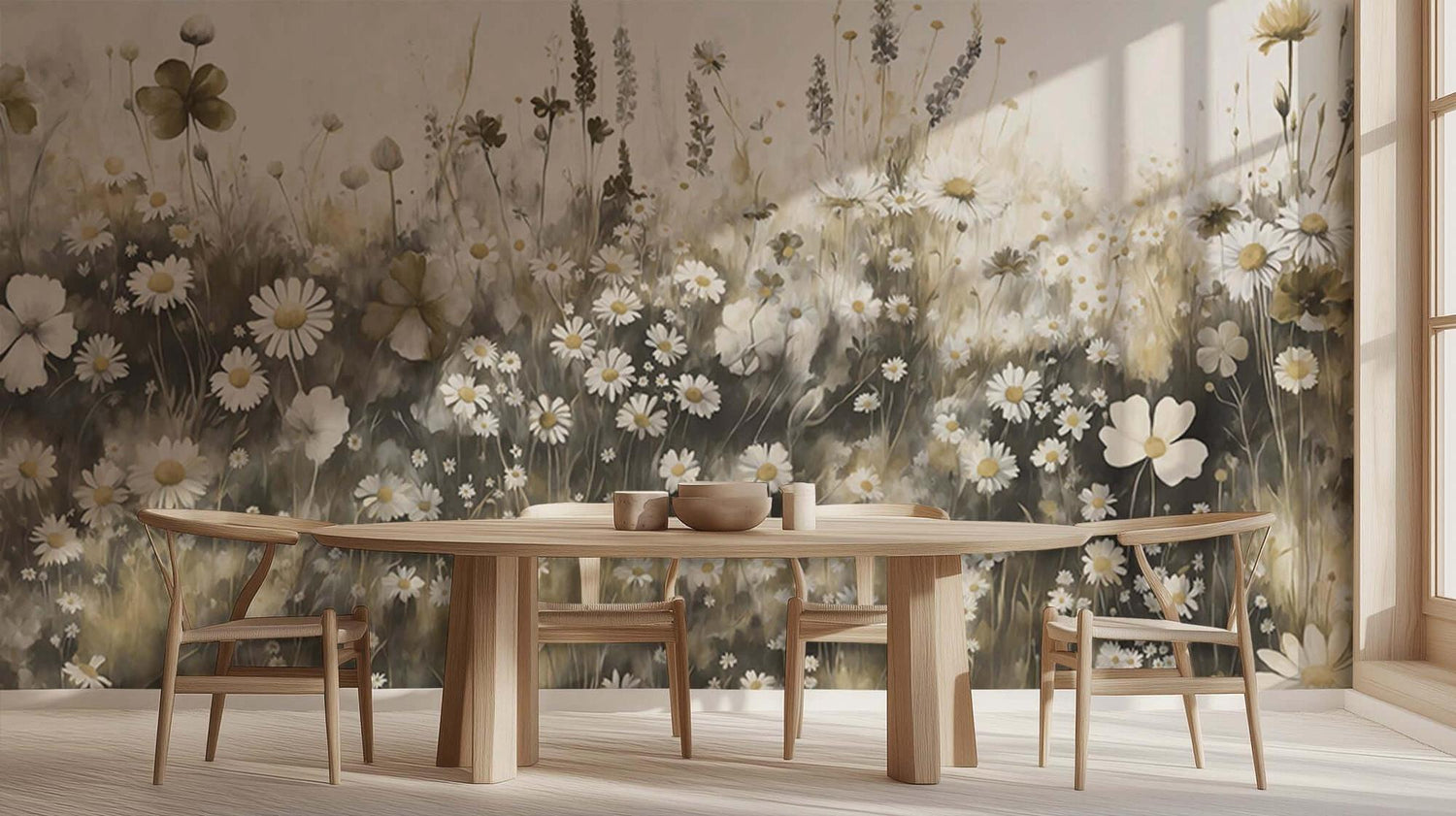 Serene Floral Meadow wallpaper - XWALLX
