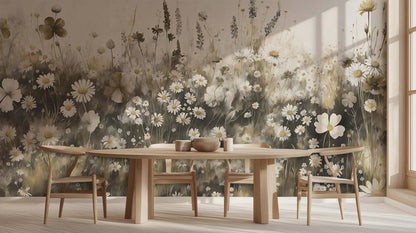 Serene Floral Meadow wallpaper - XWALLX