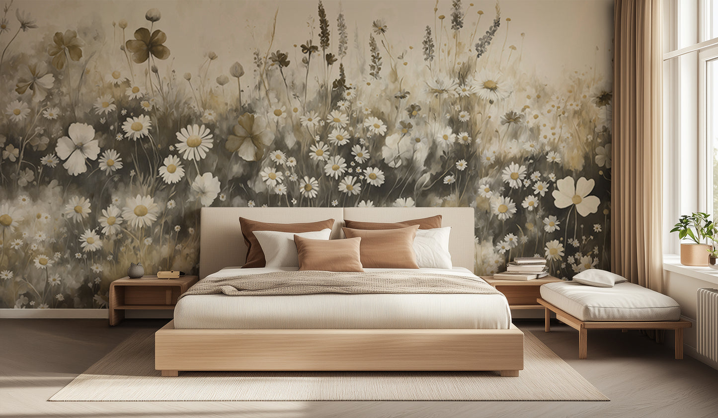 Serene Floral Meadow wall art - XWALLX
