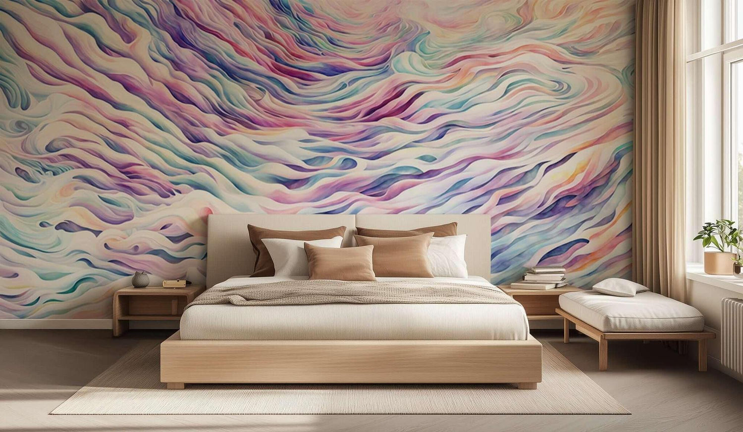 Whimsical Wave Motion wallpaper - XWALLX