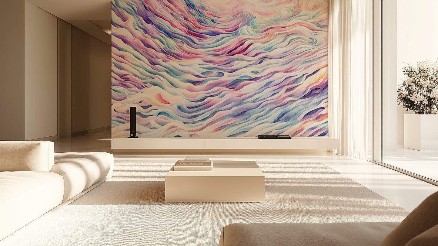 Whimsical Wave Motion wall decor - XWALLX