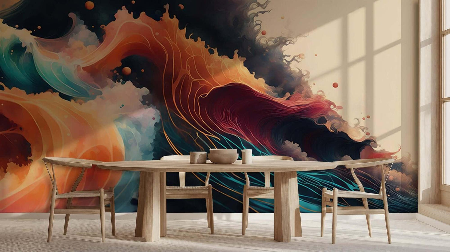 Ethereal Wave Fluidity wallpaper - XWALLX