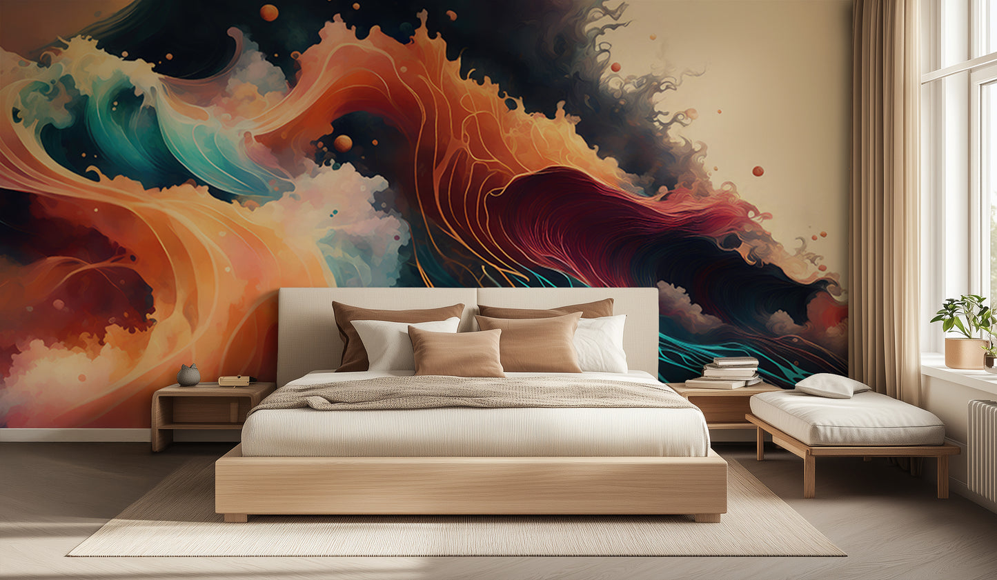 Ethereal Wave Fluidity wall decor - XWALLX