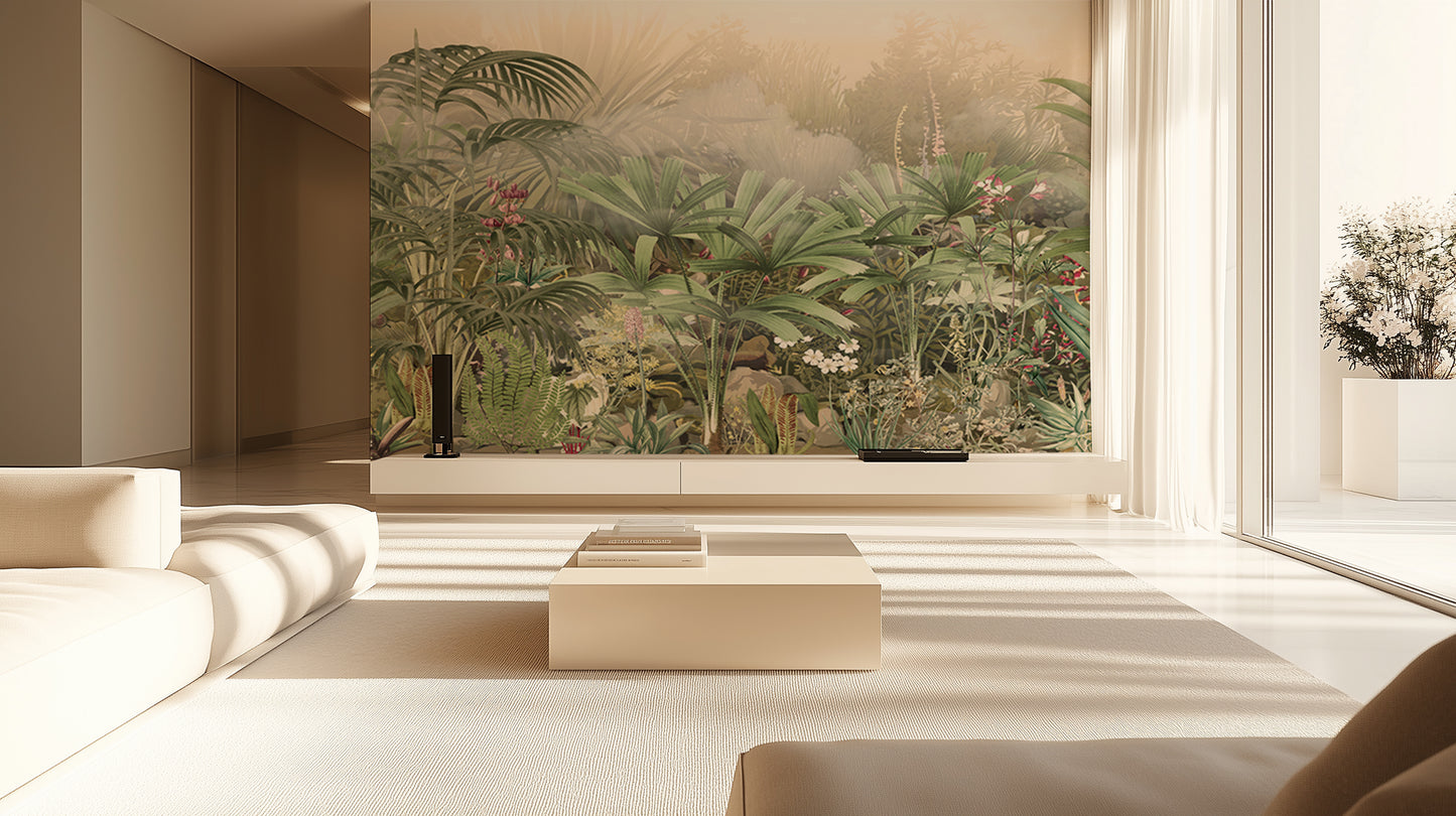 Lush Tropical Oasis wallpaper - XWALLX