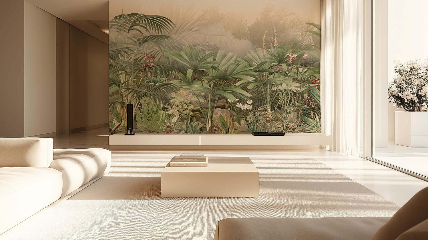 Lush Tropical Oasis wallpaper - XWALLX