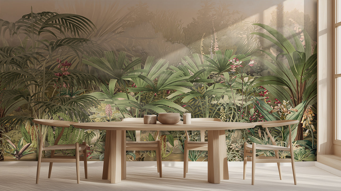 Lush Tropical Oasis wall art - XWALLX