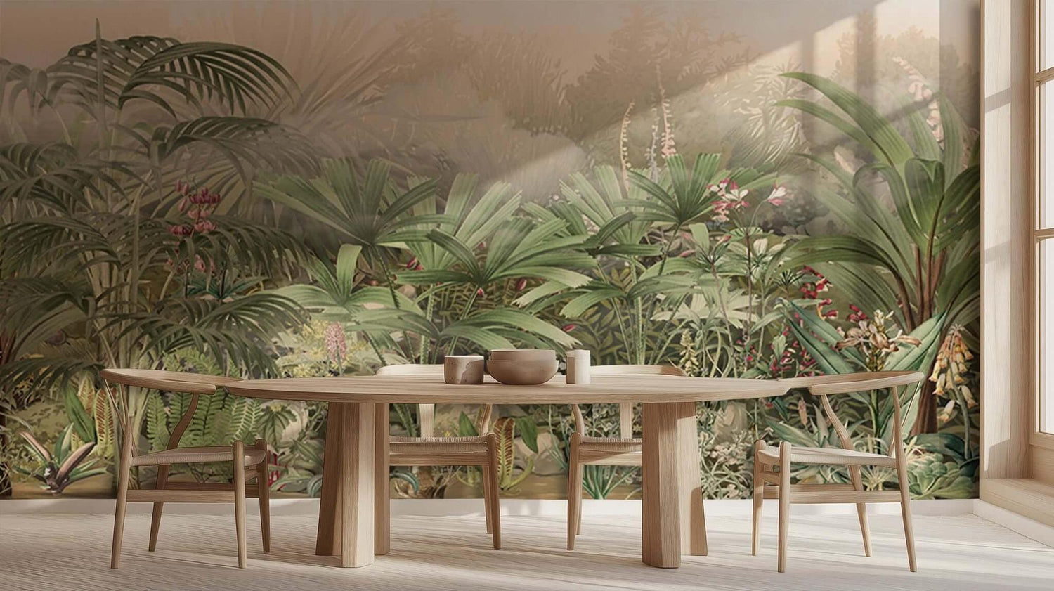 Lush Tropical Oasis wall art - XWALLX