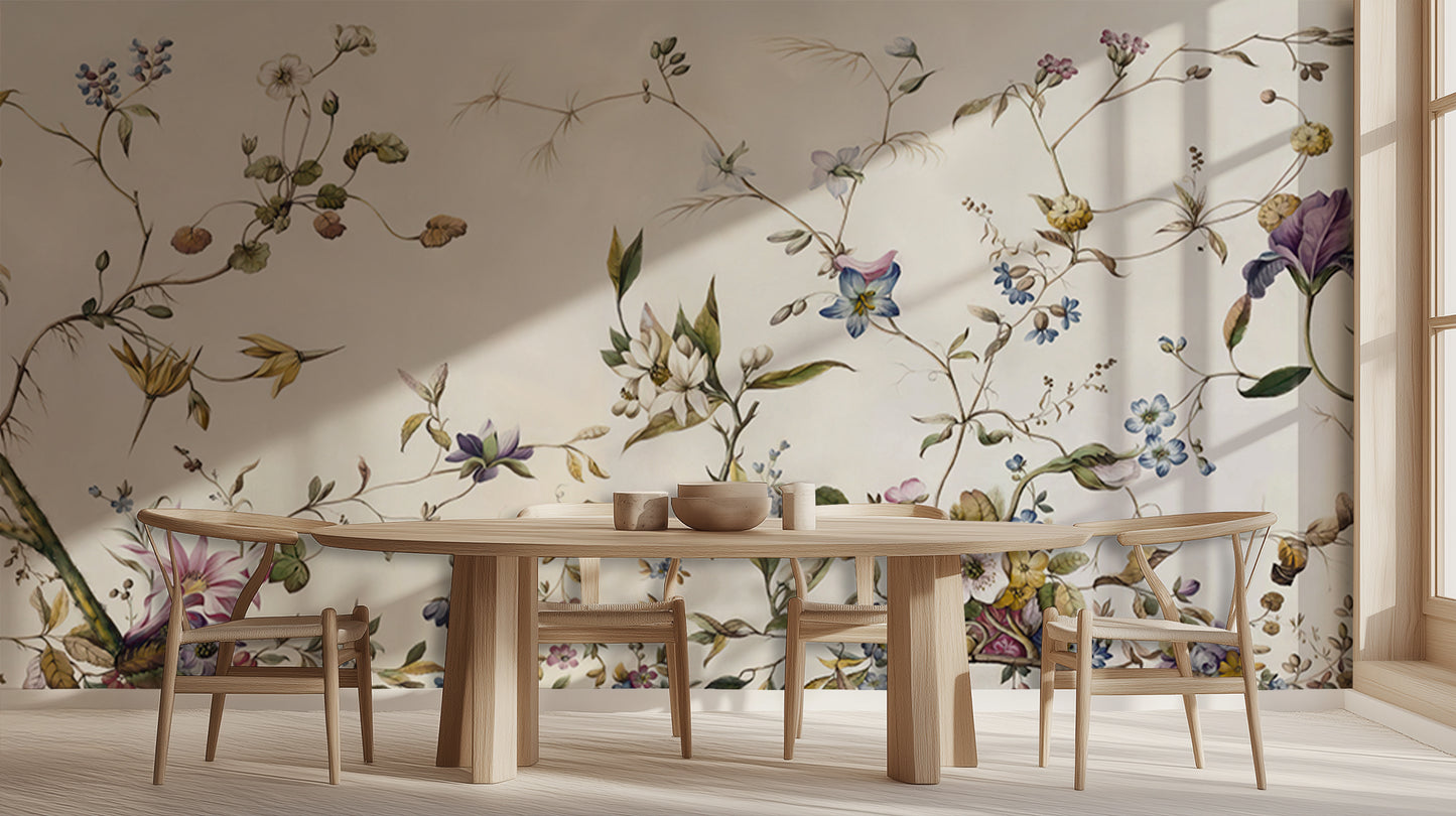 Delicate Botanical Vines wall art - XWALLX