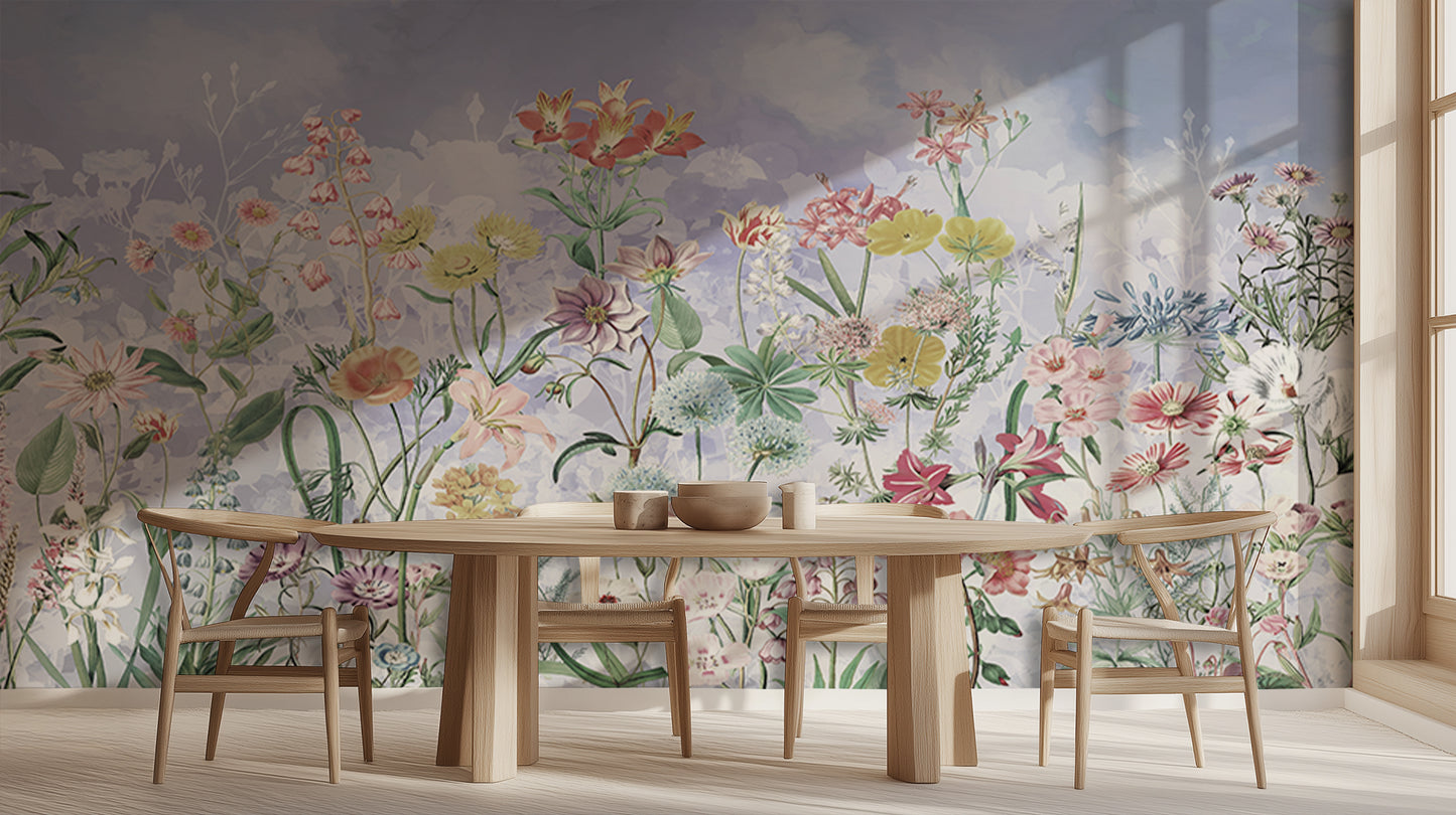 Wildflower Meadow Botanical wall art - XWALLX