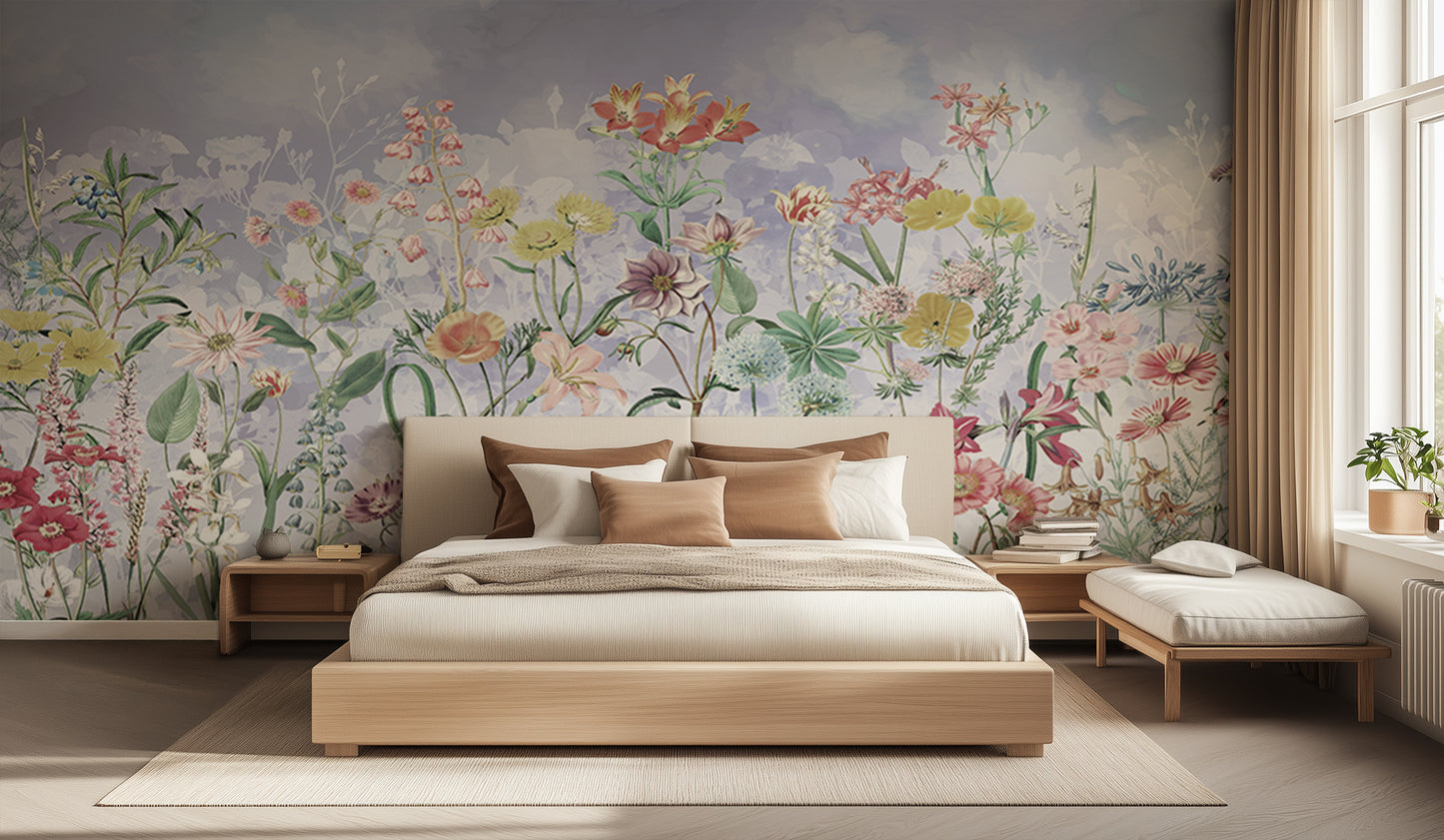 Wildflower Meadow Botanical wall decor - XWALLX