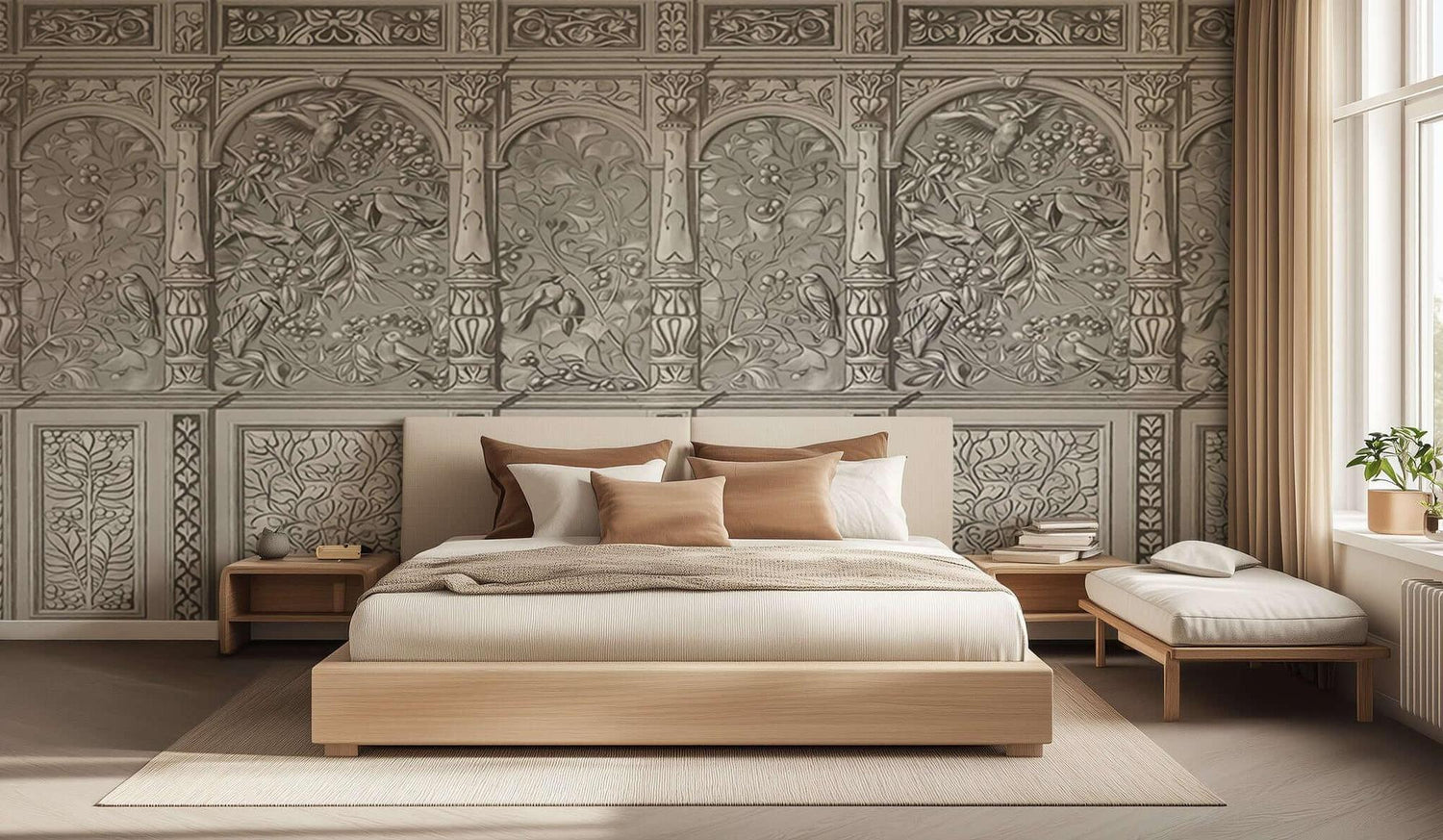 Ornate Carved Panels wall decor - XWALLX