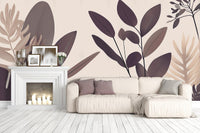 Abstract Botanical Leaves wall decor – XWALLX