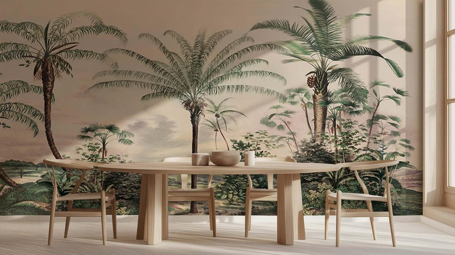 Tropical Palm Serenity wall art - XWALLX