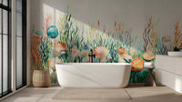 Oceanic Flora Deniz Kabuğu poster duvar kağıdı - XWALLX