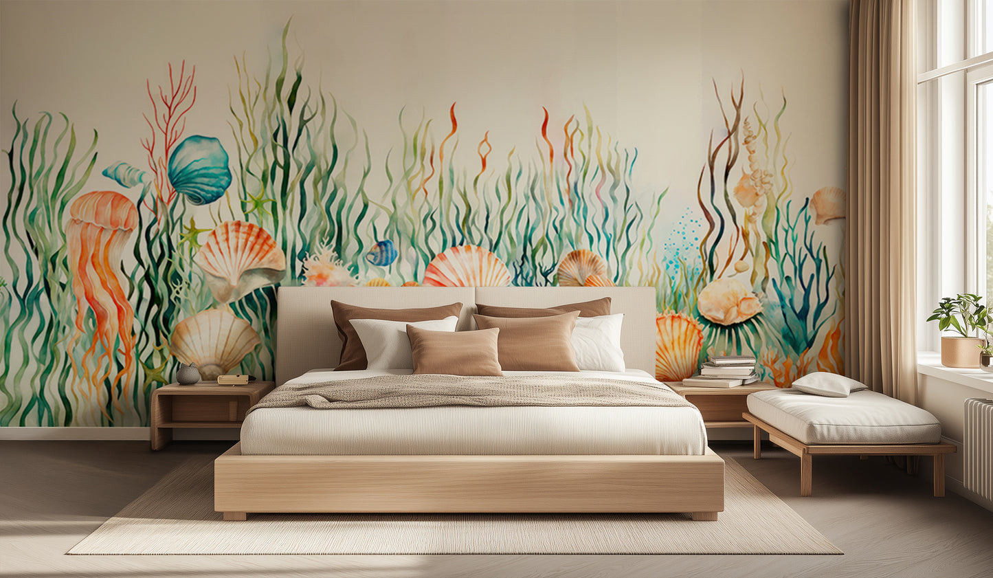 Oceanic Flora Seashell wall decor - XWALLX