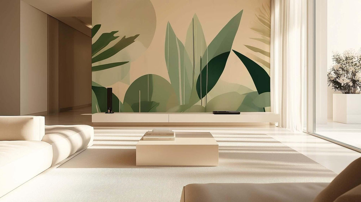 Abstract Leaf Forms wallpaper - XWALLX