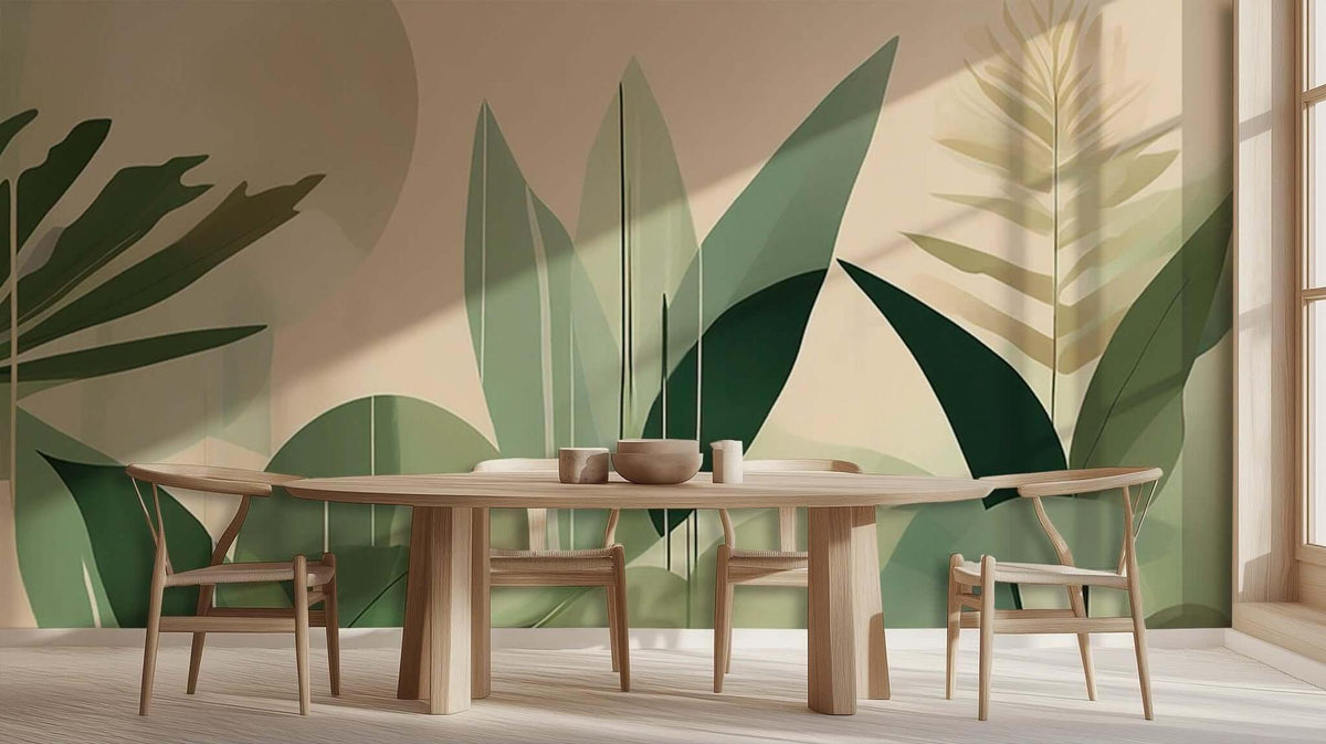 Abstract Leaf Forms wall art - XWALLX