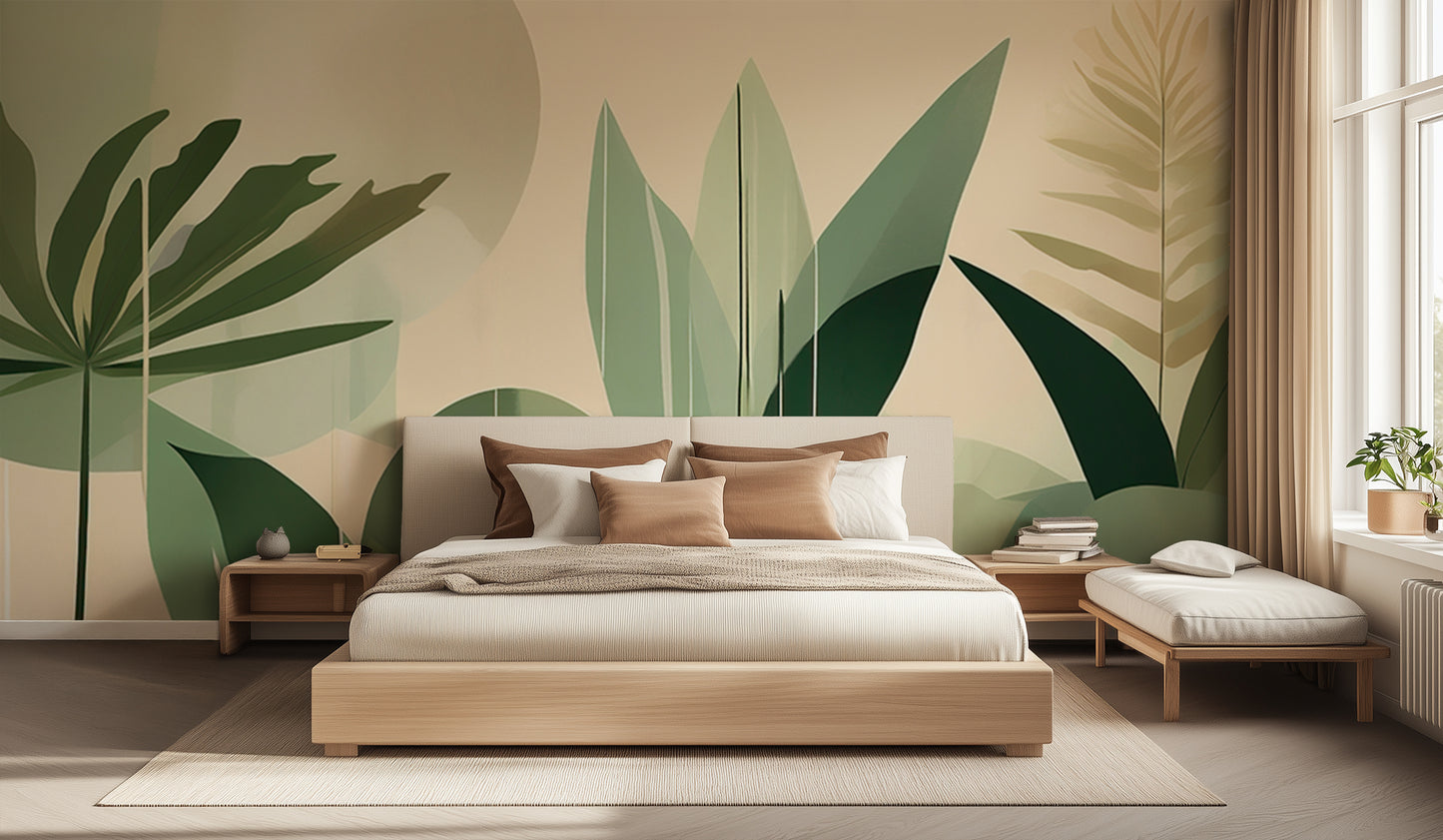 Abstract Leaf Forms wall decor - XWALLX