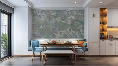 Ethereal Bird Silhouette wall mural - XWALLX