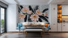 Soft Pink Magnolia Floral Wall Mural
