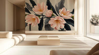 Soft Pink Magnolia Floral wallpaper - XWALLX