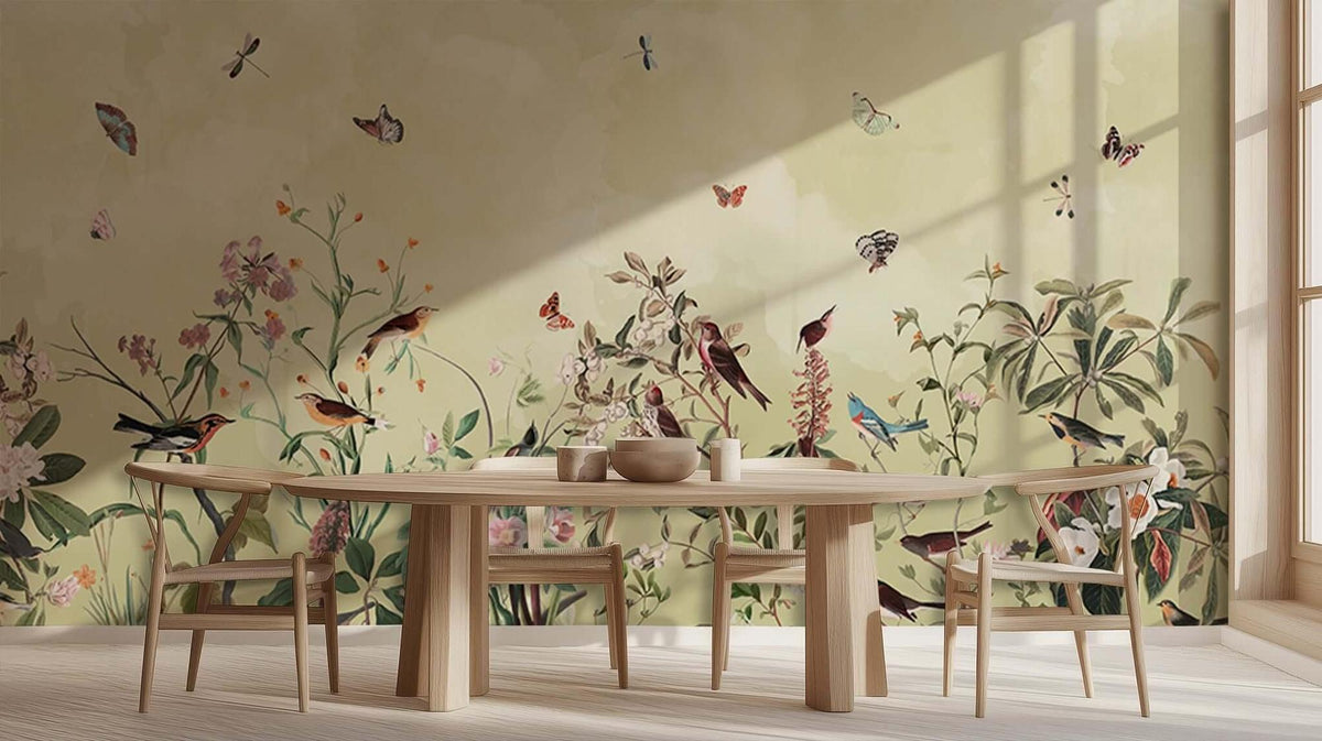 Songbird Botanical wall art - XWALLX