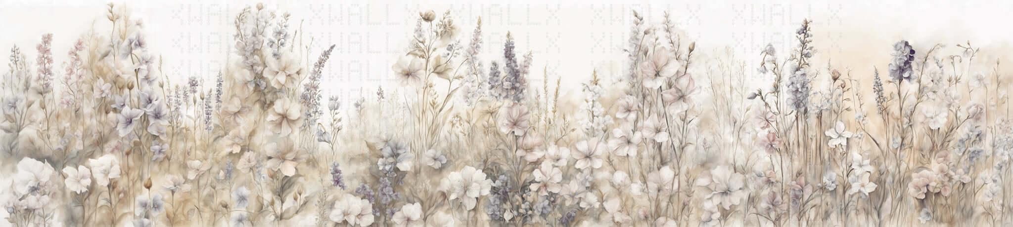 Fısıldayan Çiçekler Floral Duvar Posteri