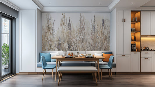 Whispering Blooms Floral wall mural - XWALLX