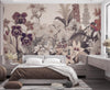 Muted Orchid Flora Wall Mural