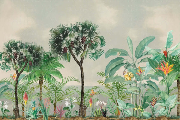 Egzotik Jungle Floral Duvar Posteri - Sample