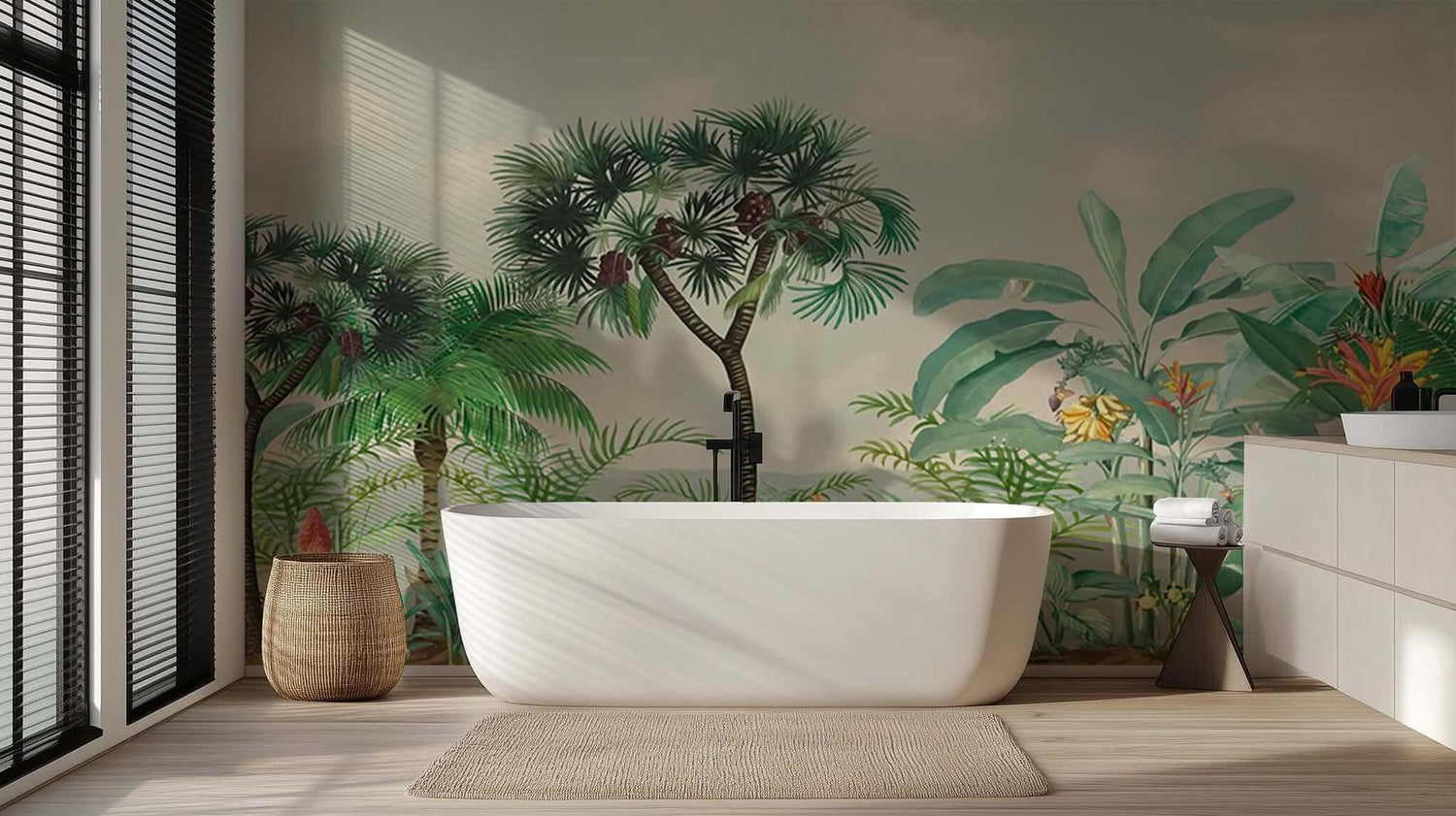 Egzotik Jungle Flora poster duvar kağıdı - XWALLX