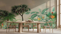Egzotik Jungle Flora duvar sanatı - XWALLX
