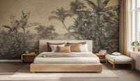 Monochromatic Jungle Canopy wall decor - XWALLX