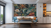Vibrant Tropical Flora wall mural - XWALLX