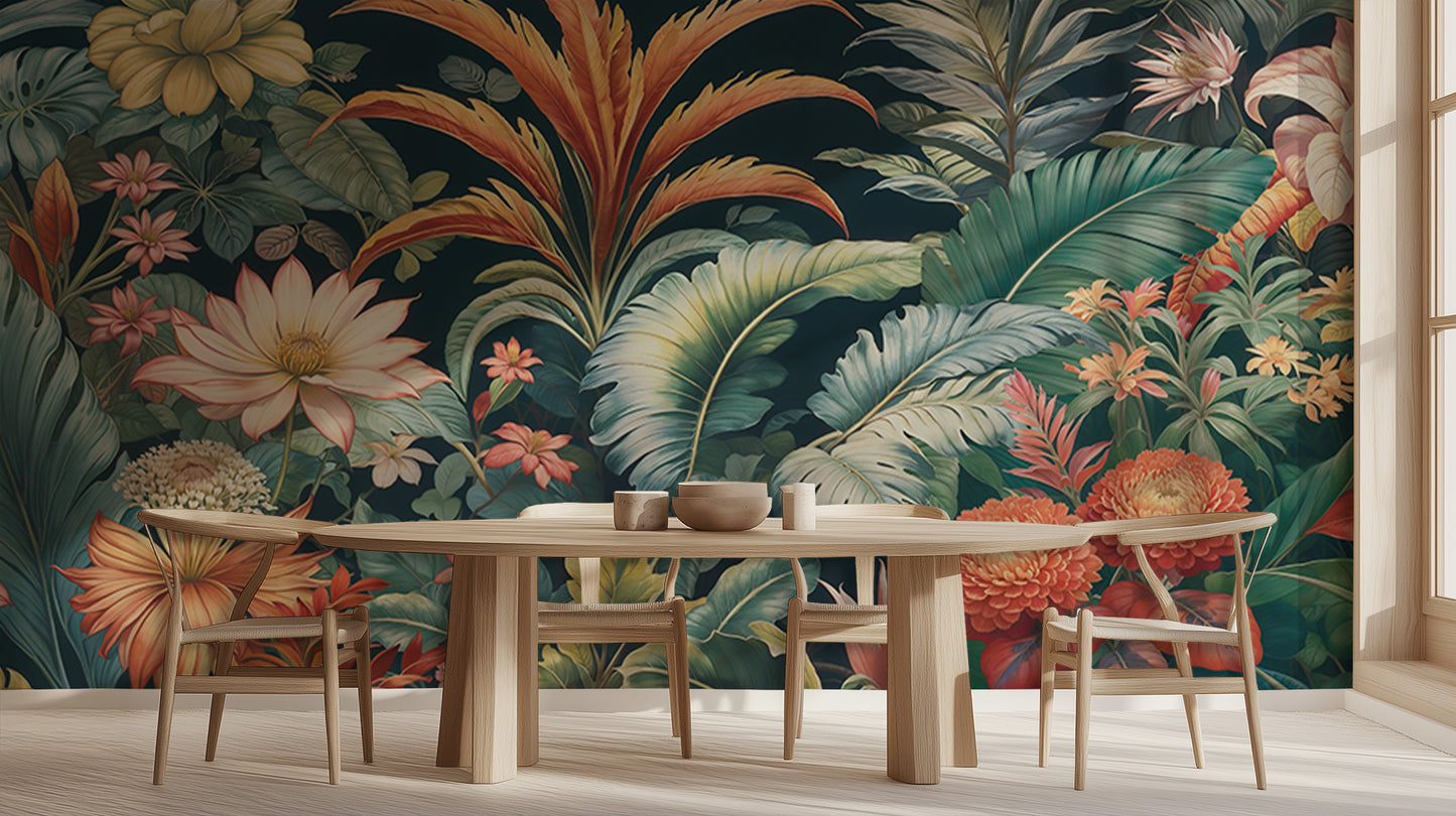 Vibrant Tropical Flora wall art - XWALLX